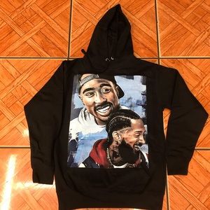 Nipsey and Tupac hoodie